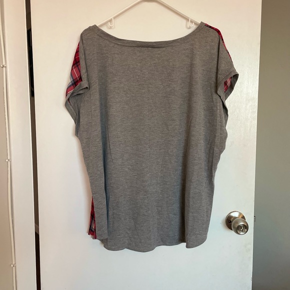 Torrid Plaid Lightweight Top - Size 1X - Picture 4 of 11